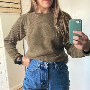 Old Navy olive green high neck sweater